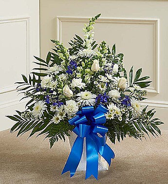 Blue and White Sympathy  Basket