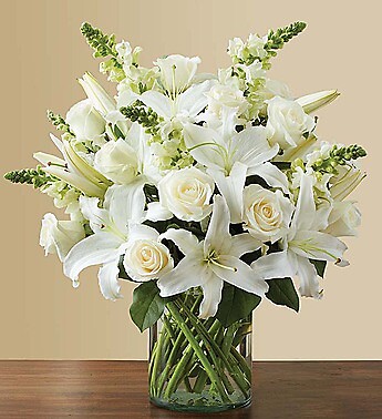 Classic All White Arrangement