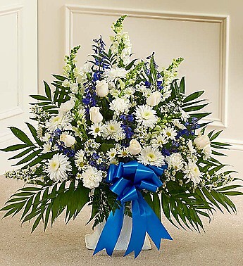 Blue and White Sympathy  Basket