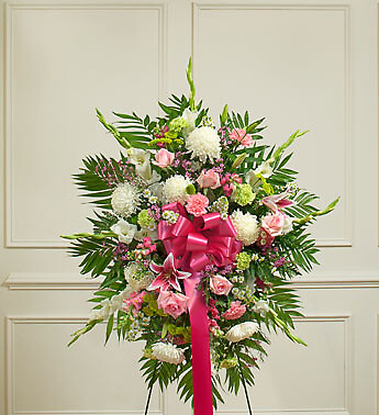 Pastel Sympathy Standing Spray