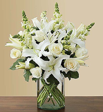 Classic All White Arrangement