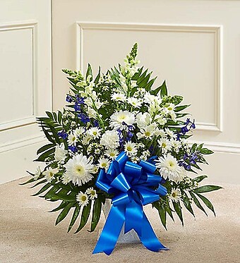 Blue and White Sympathy  Basket